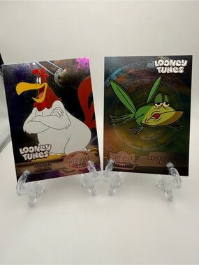 2024 Upper Deck Fleer Retro Looney Tunes Metal Universe Foghorn & Michigan Frog